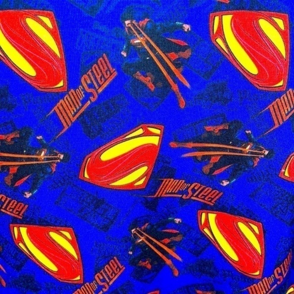 DC COMICS | Youth Size XL (14-16) SUPERMAN Blue Hooded Sweatshirt - Picture 5 of 8